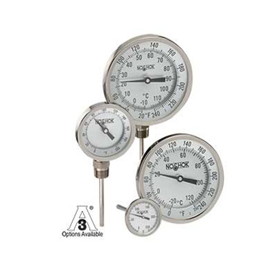 Noshok 300 Series Bimetal Thermometers