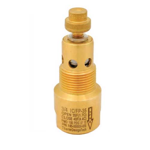 ThermOmegaTech IC/FP Valve, Brass